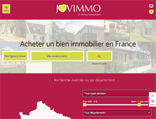 Tablet Screenshot of jovimmo-immobilier.com